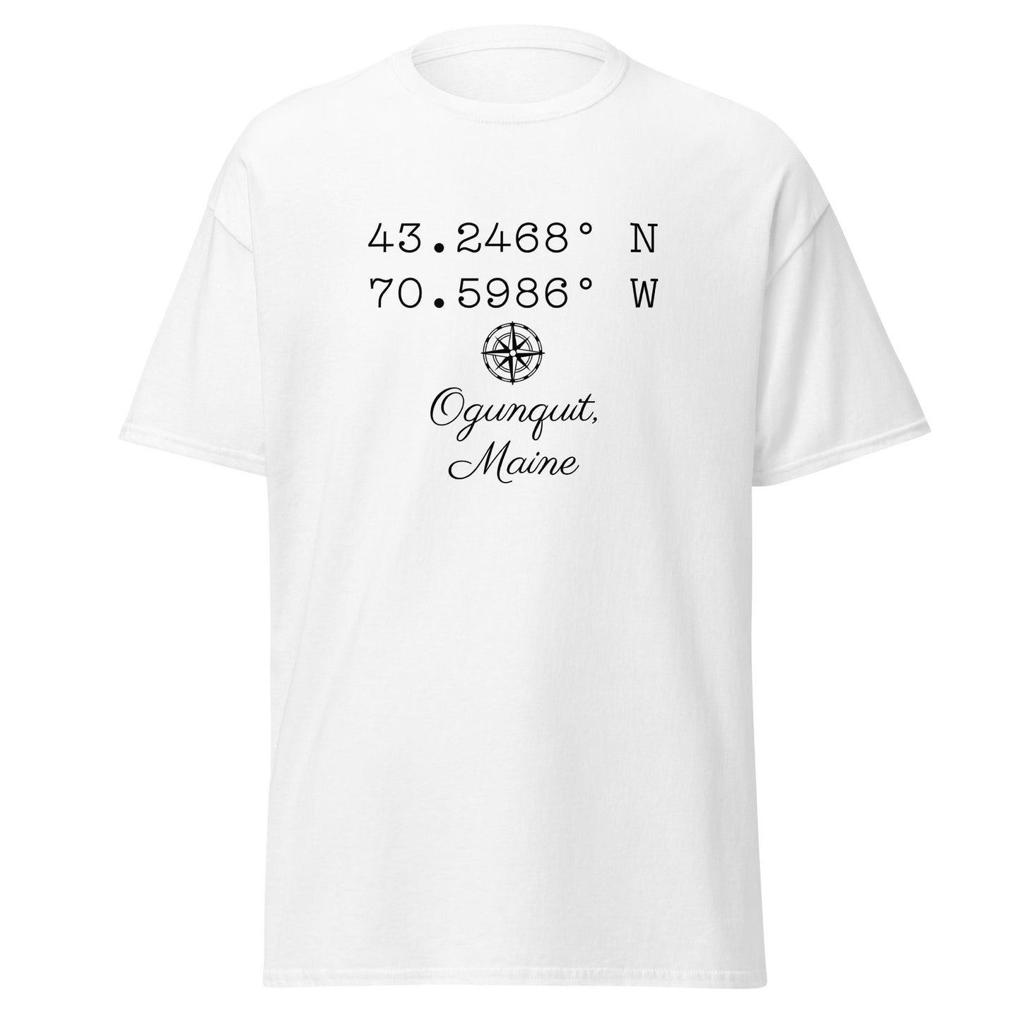 Unisex Short Sleeve Tee Coordinates Ogunquit