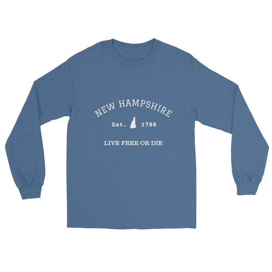 Unisex Long Sleeve Tee New Hampshire