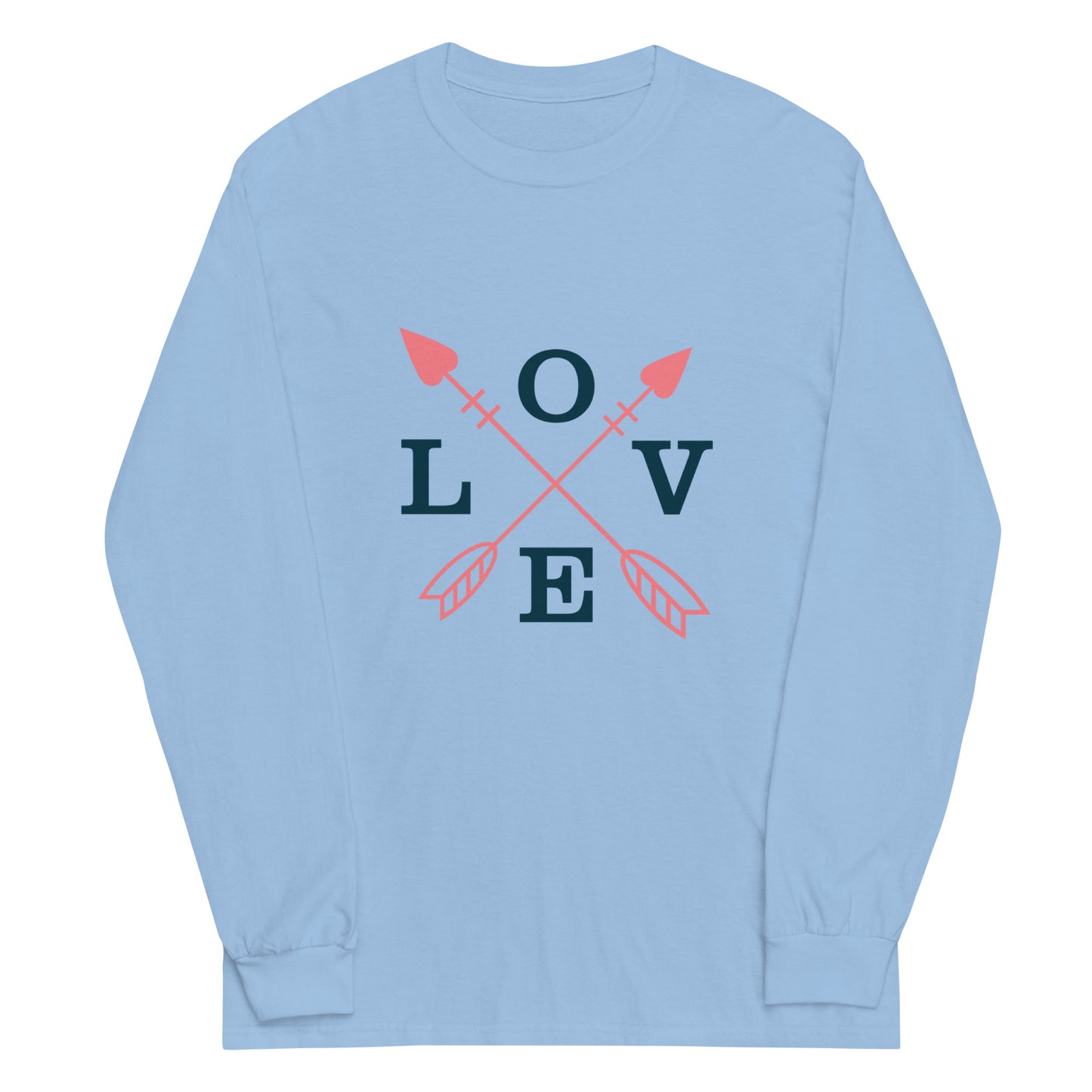 Unisex Long Sleeve Tee Love Arrows