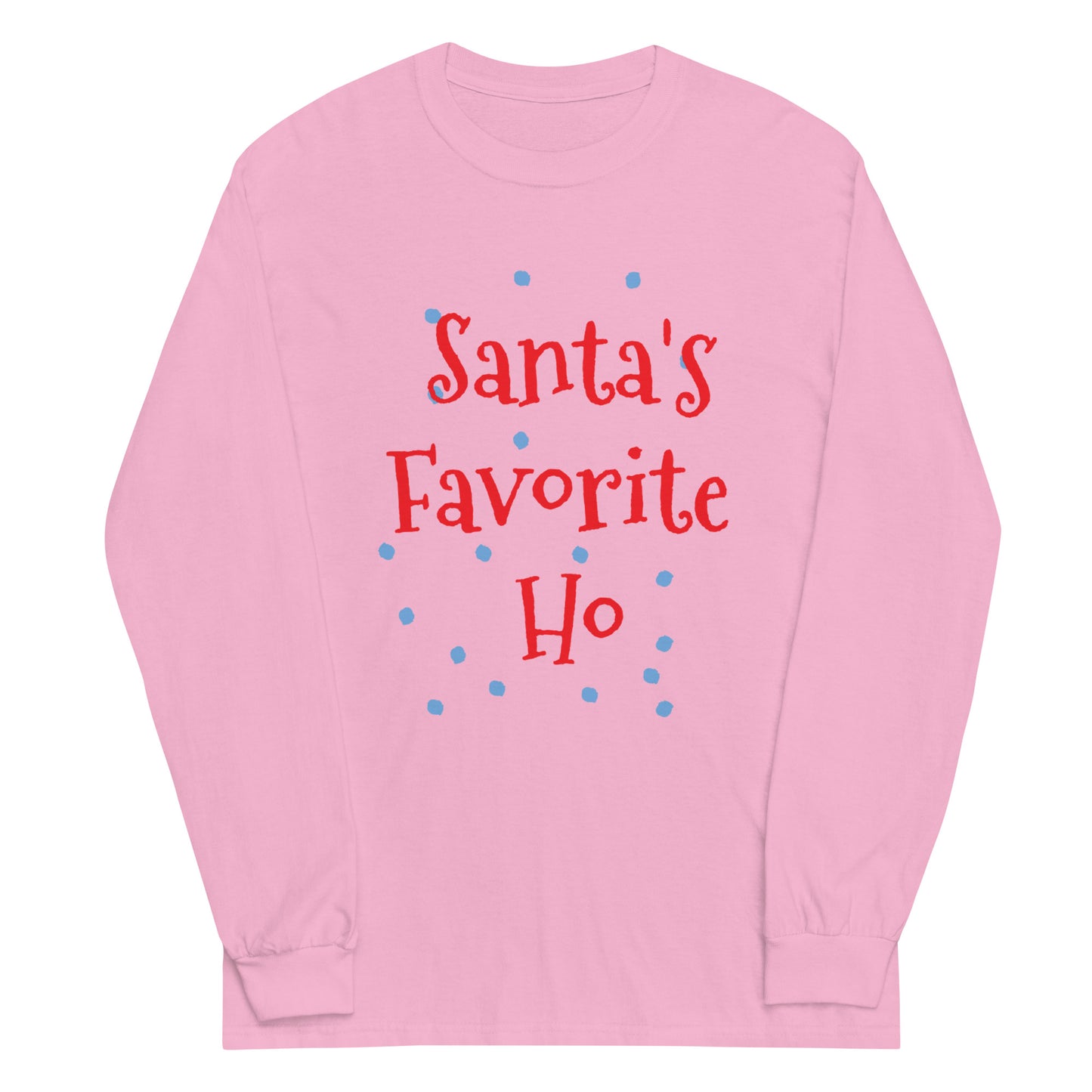 Unisex Long Sleeve Tee Santa's Favorite Ho