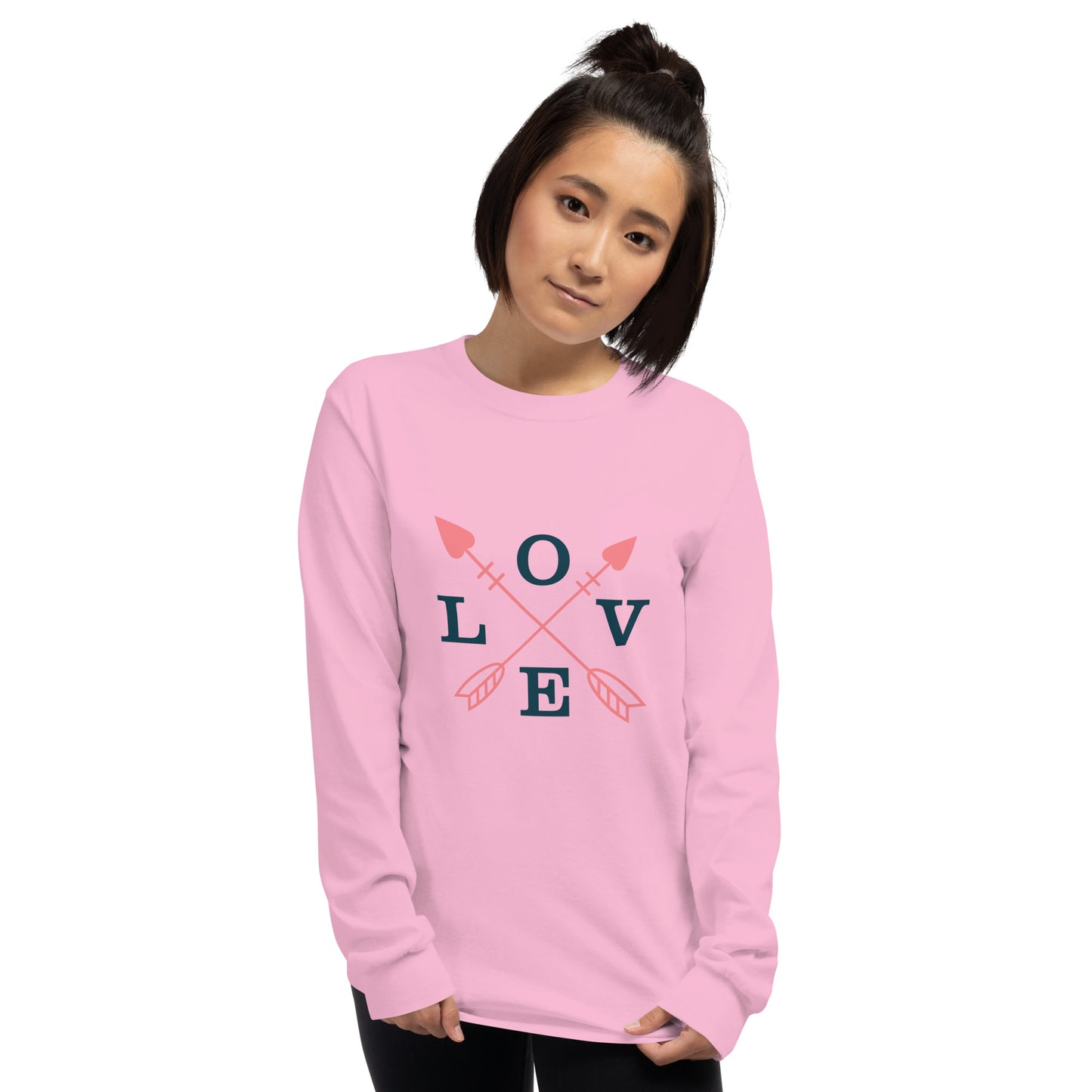 Unisex Long Sleeve Tee Love Arrows