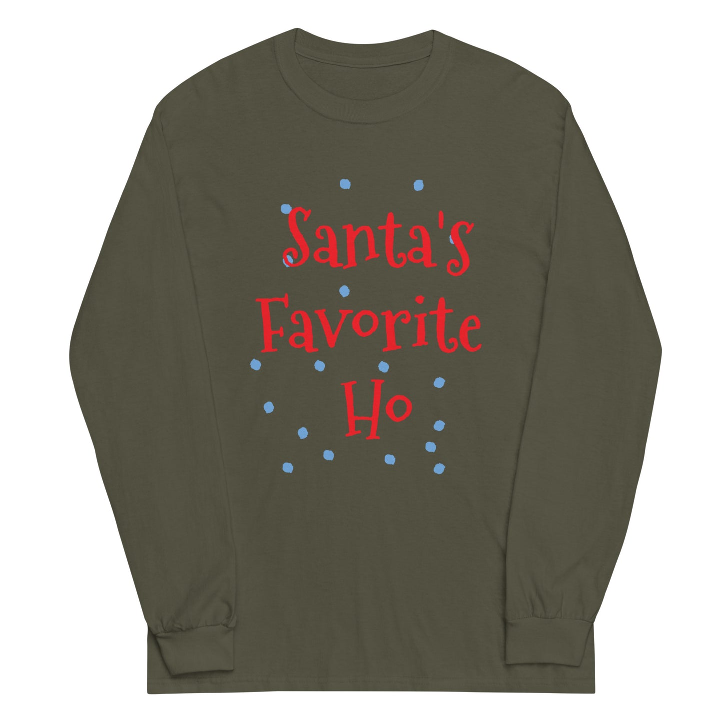 Unisex Long Sleeve Tee Santa's Favorite Ho