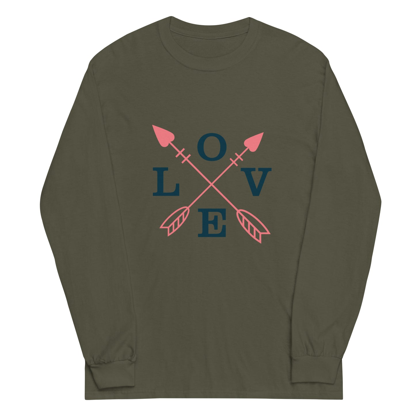 Unisex Long Sleeve Tee Love Arrows