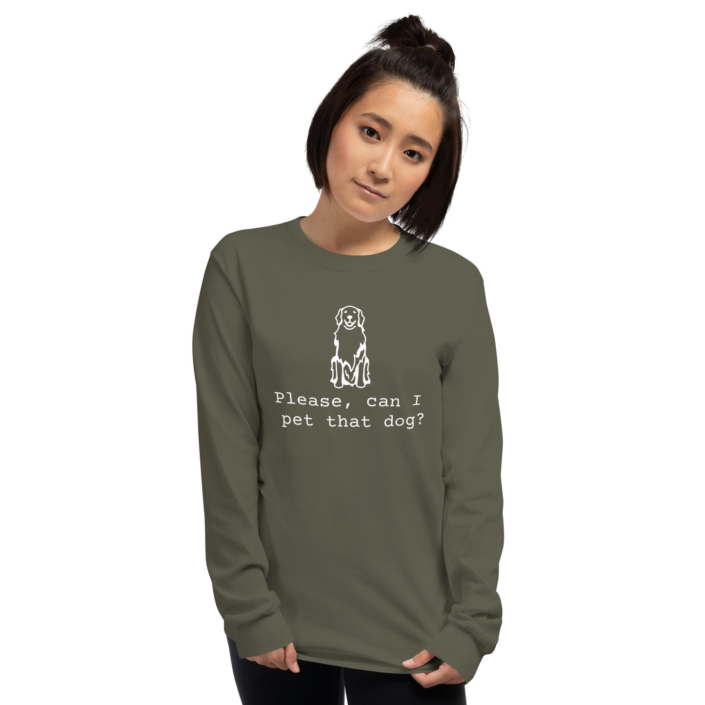 Unisex Long Sleeve Tee Pet That Dog