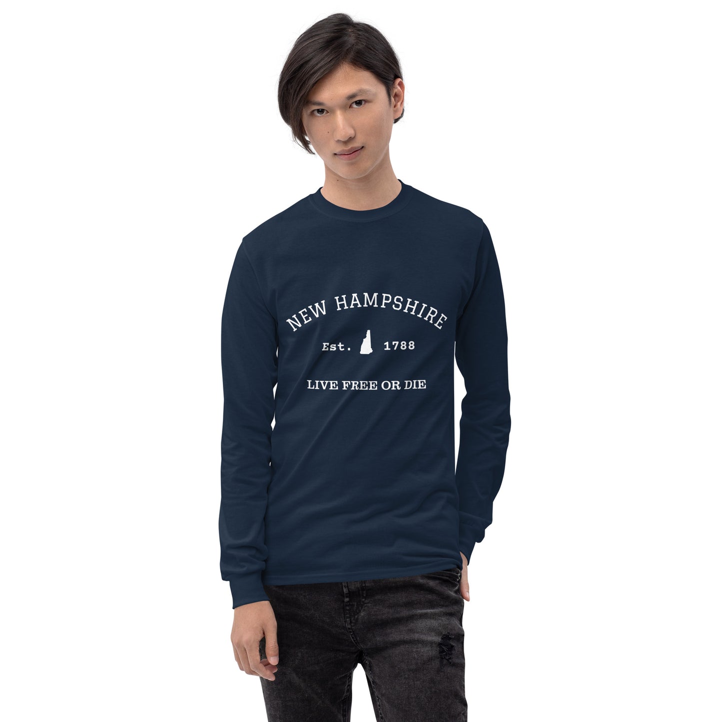 Unisex Long Sleeve Tee New Hampshire