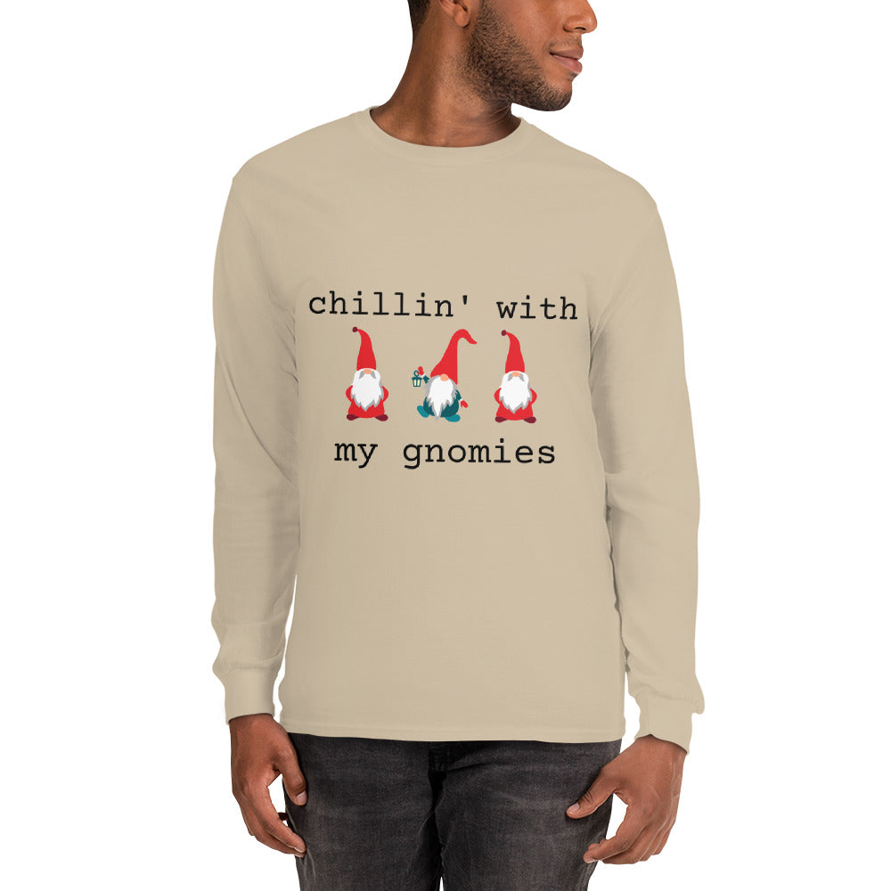 Unisex Long Sleeve Tee Chillin' with My Gnomies