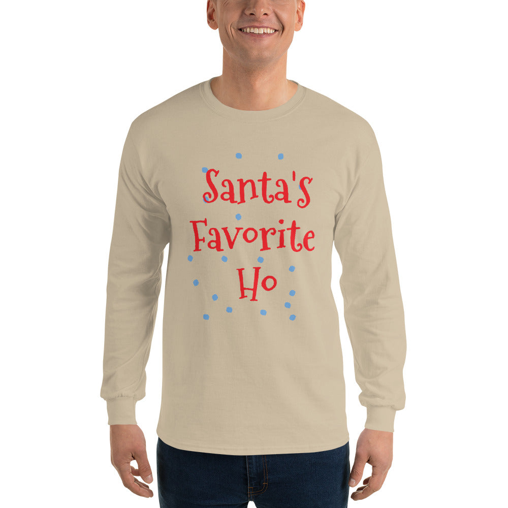 Unisex Long Sleeve Tee Santa's Favorite Ho