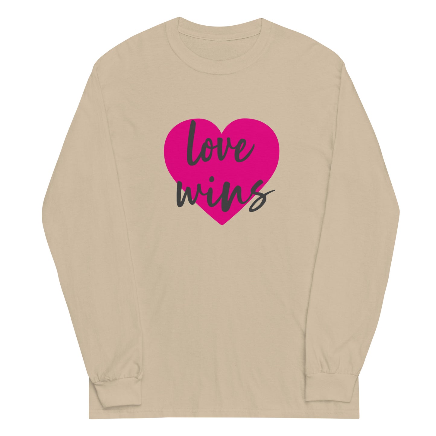 Unisex Long Sleeve Tee Love Wins