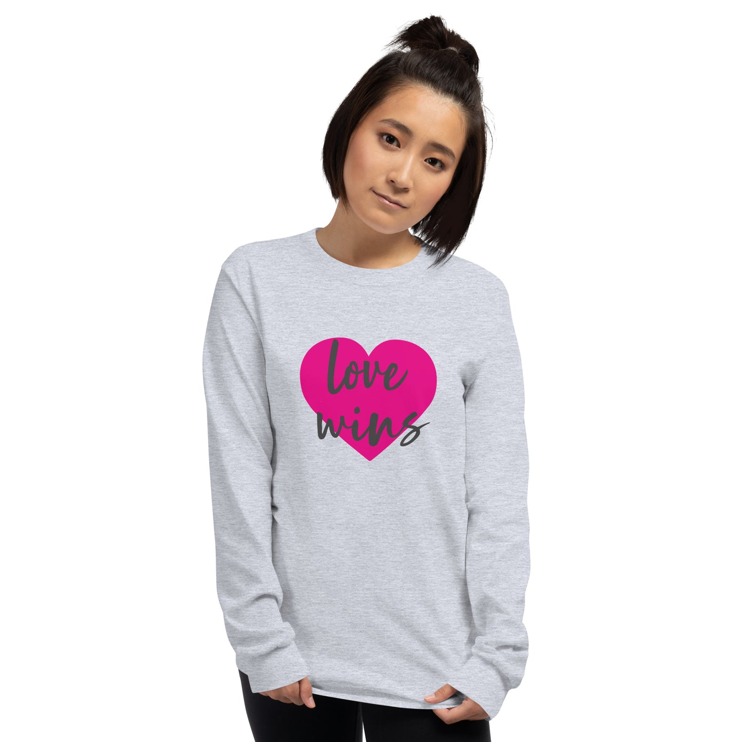 Unisex Long Sleeve Tee Love Wins