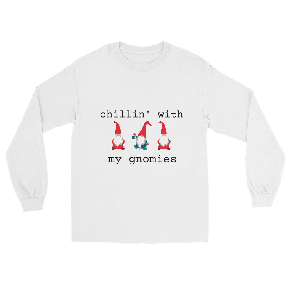 Unisex Long Sleeve Tee Chillin' with My Gnomies