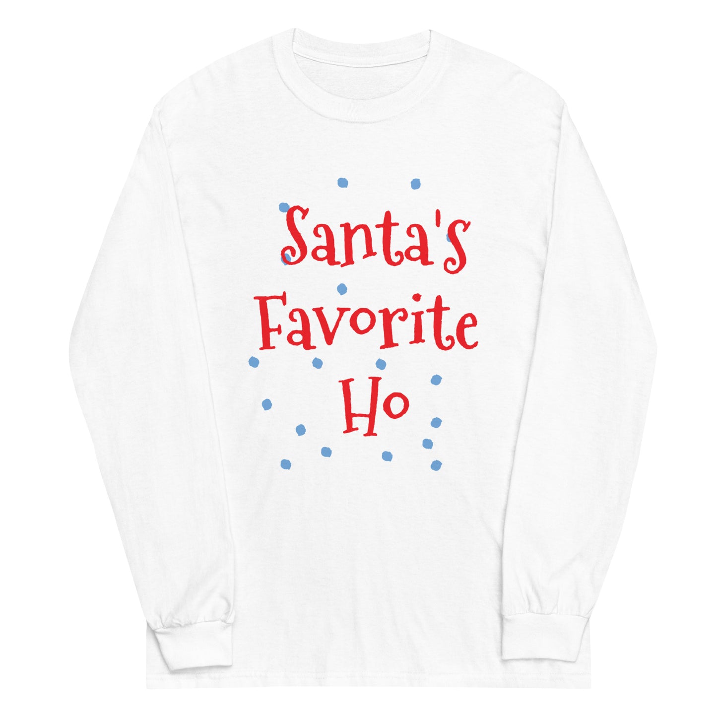 Unisex Long Sleeve Tee Santa's Favorite Ho