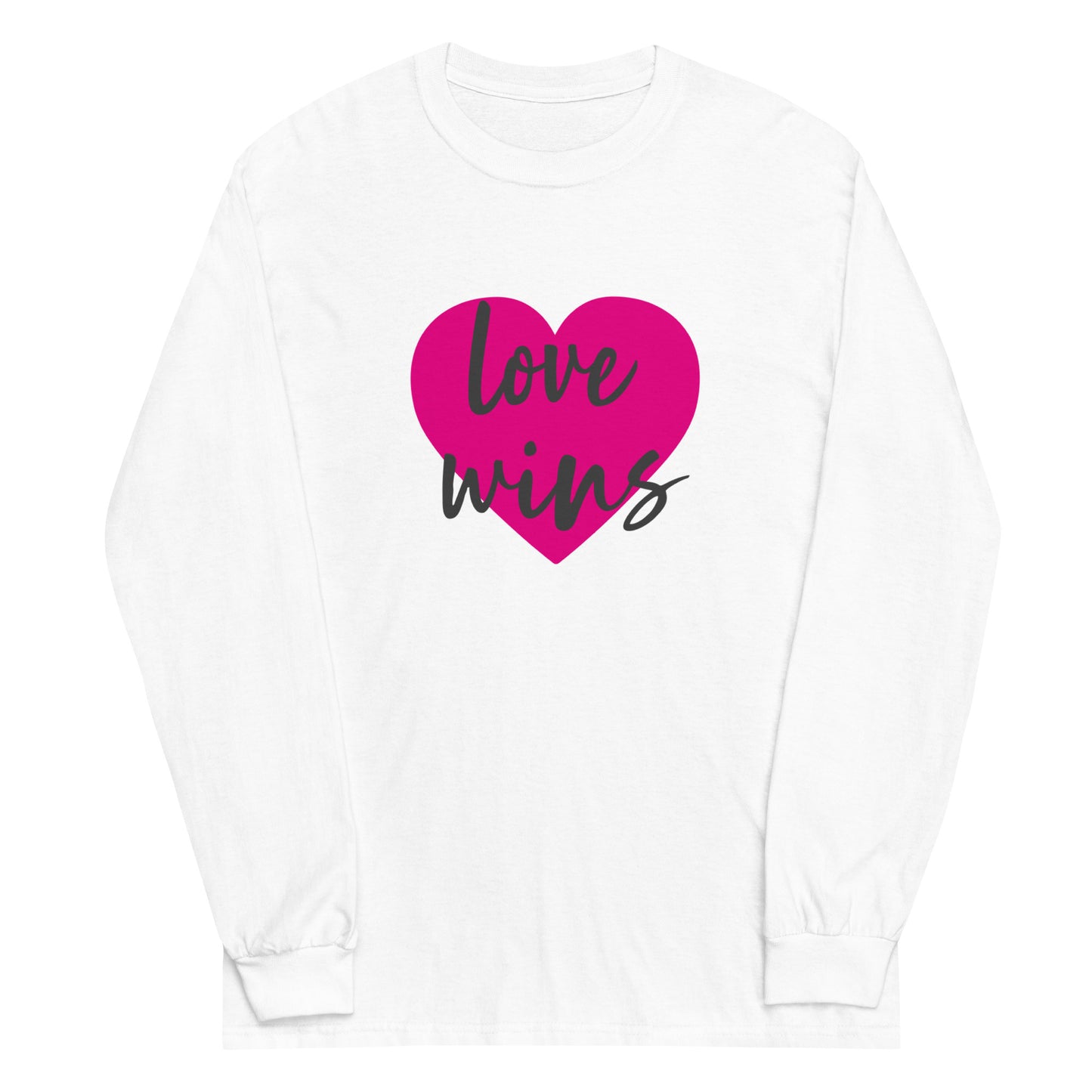 Unisex Long Sleeve Tee Love Wins