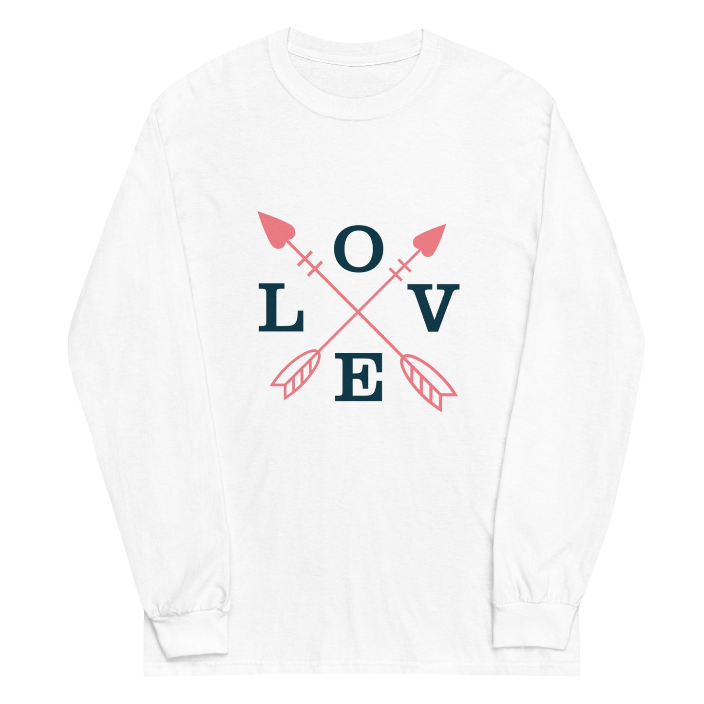 Unisex Long Sleeve Tee Love Arrows