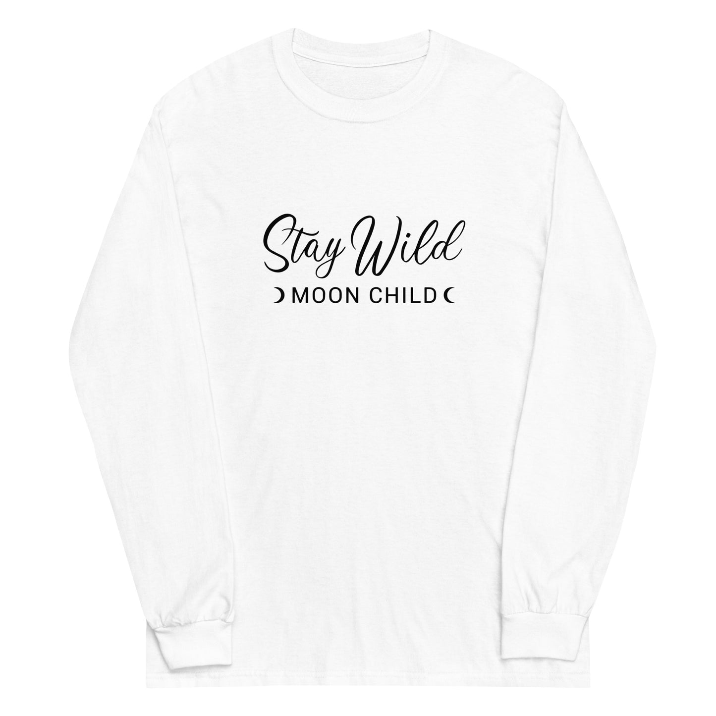 Unisex Long Sleeve Tee Stay Wild Moon Child