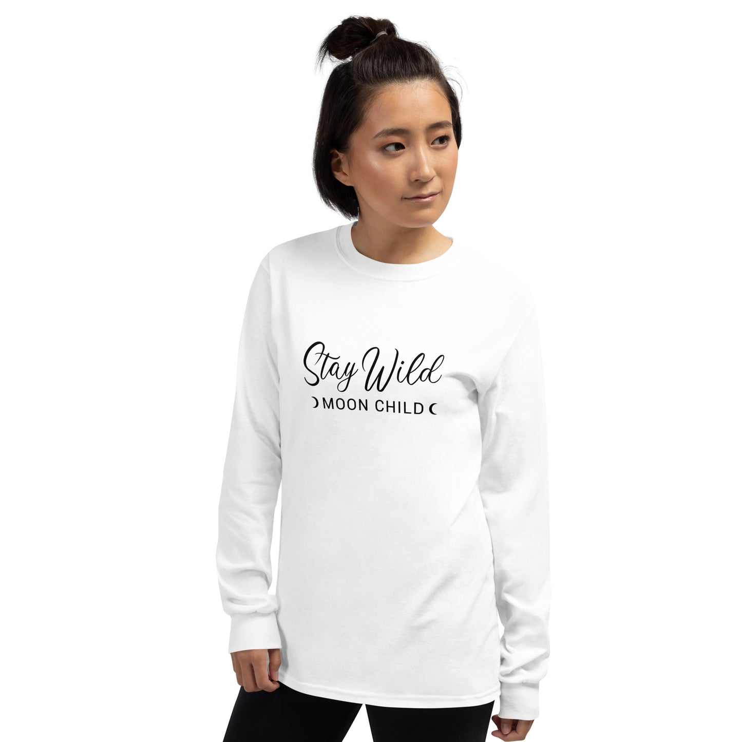 Unisex Long Sleeve Tee Stay Wild Moon Child