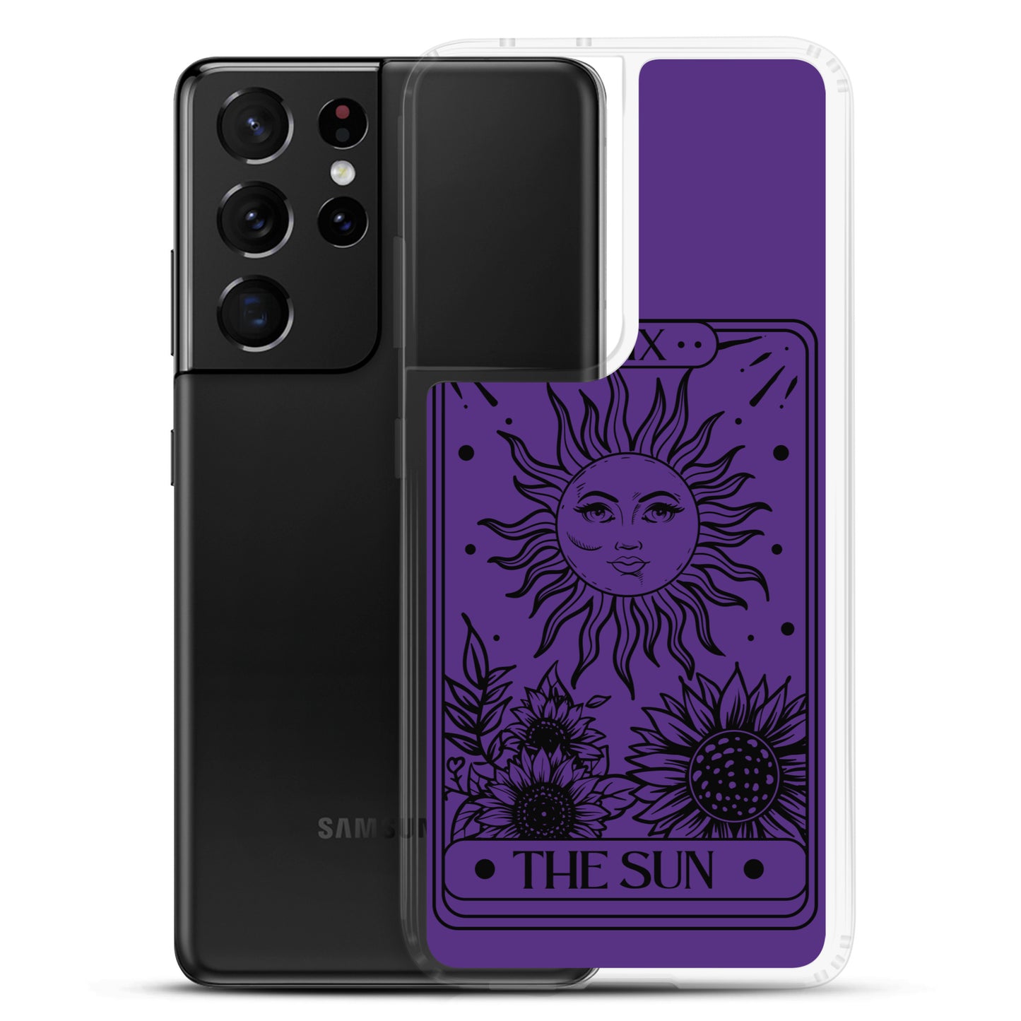 Samsung Case Purple Sun Tarot