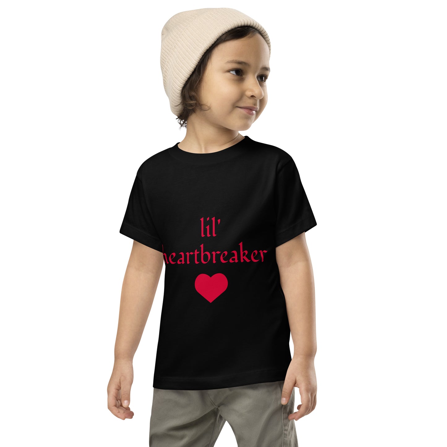 Toddler Short Sleeve Bella+Canvas Tee Lil' Heartbreaker