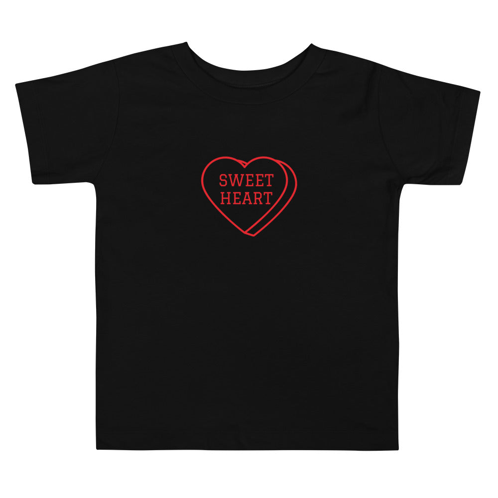 Toddler Short Sleeve  Bella+Canvas Tee Sweet Heart