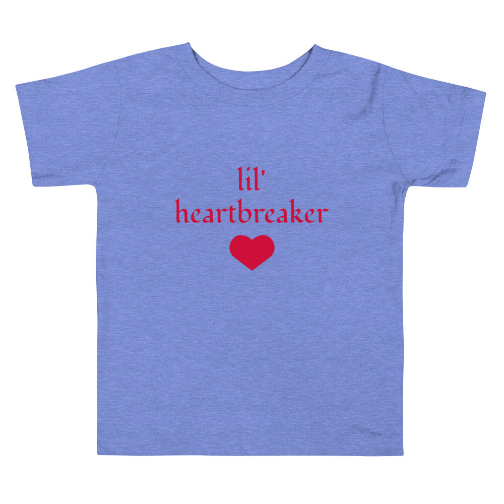 Toddler Short Sleeve Bella+Canvas Tee Lil' Heartbreaker