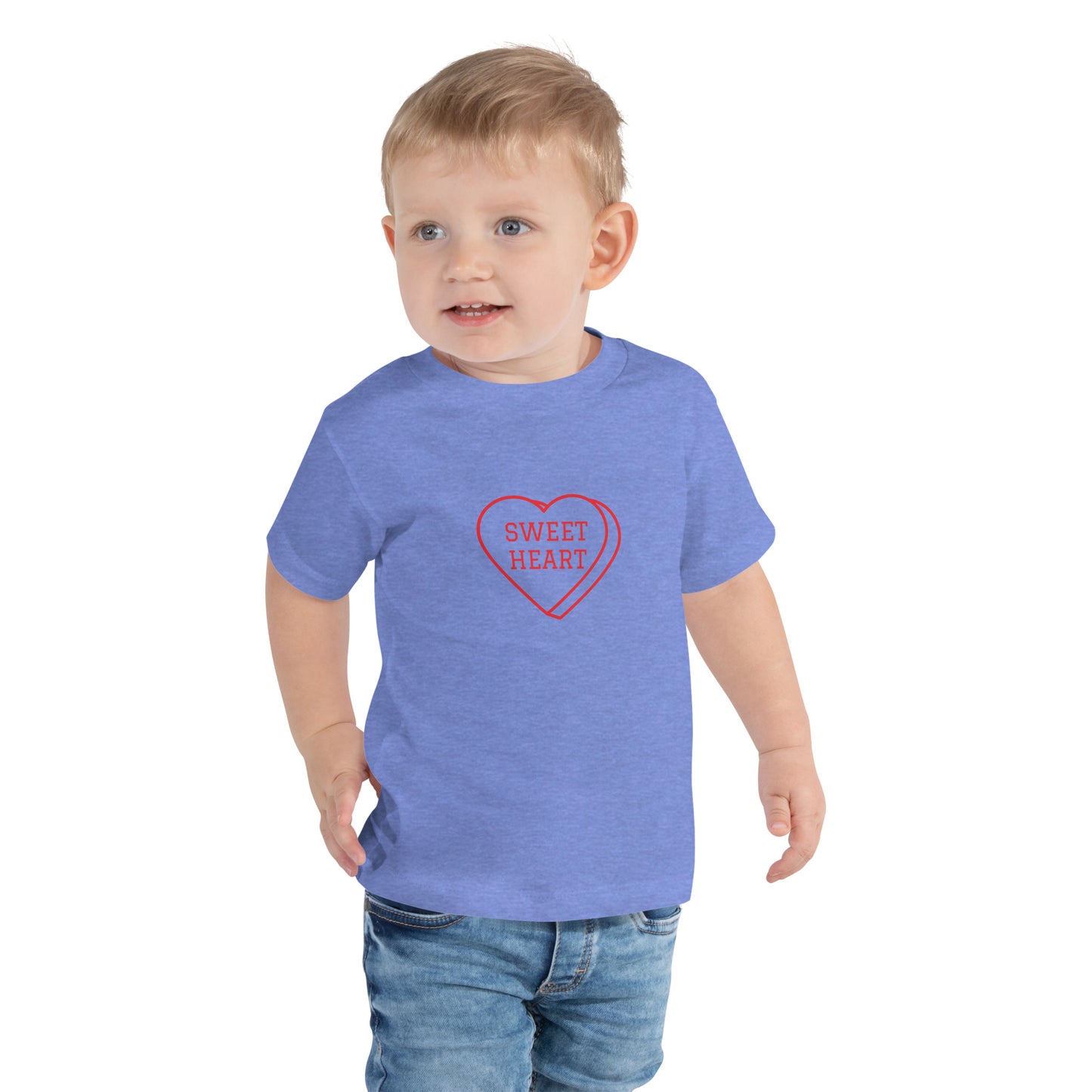 Toddler Short Sleeve  Bella+Canvas Tee Sweet Heart