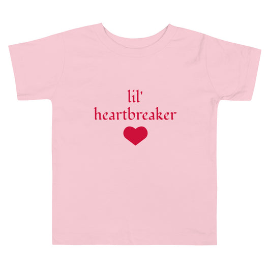 Toddler Short Sleeve Bella+Canvas Tee Lil' Heartbreaker