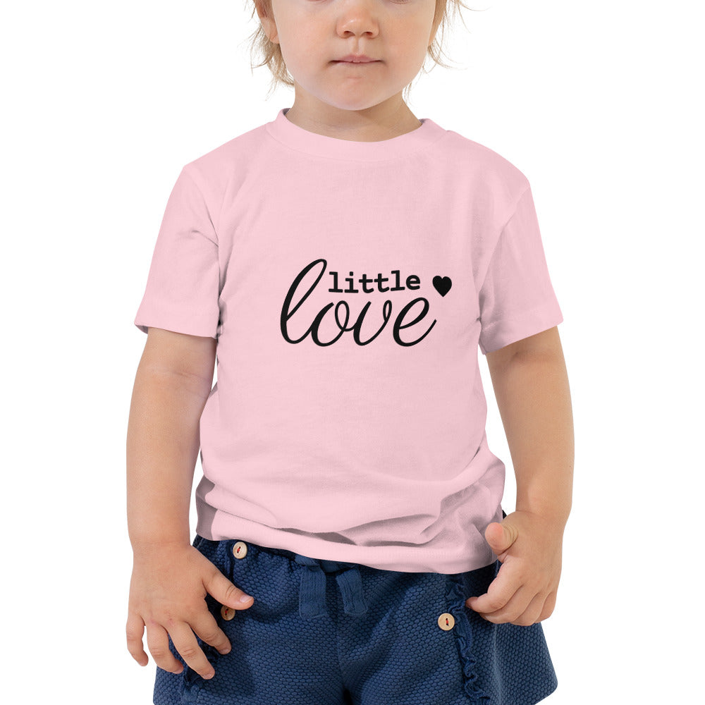 Toddler Short Sleeve Bella+Canvas Tee Little Love