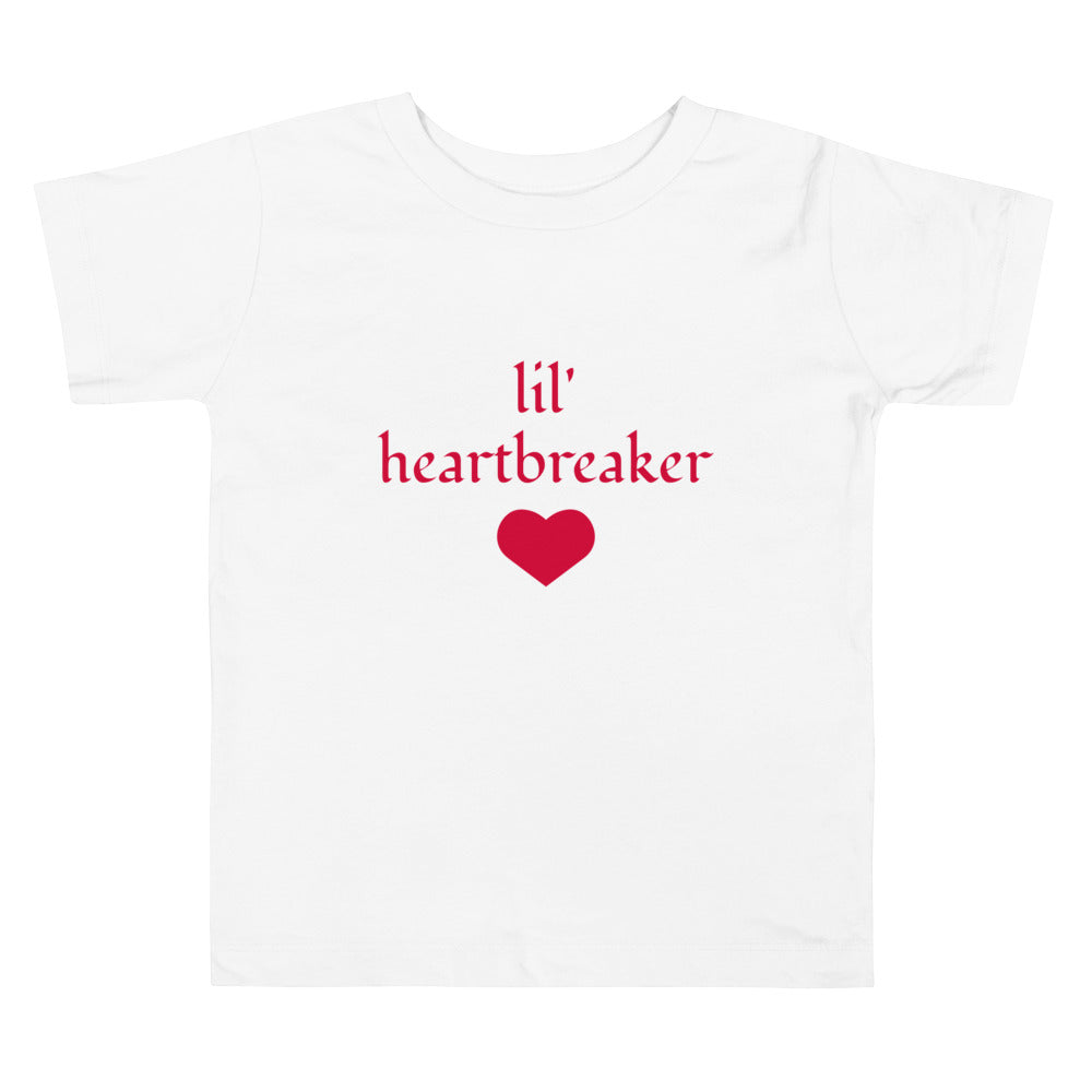 Toddler Short Sleeve Bella+Canvas Tee Lil' Heartbreaker