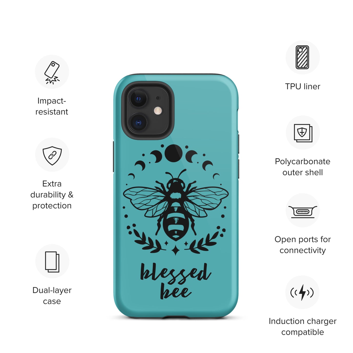 Tough iPhone Case Viking Blessed Bee