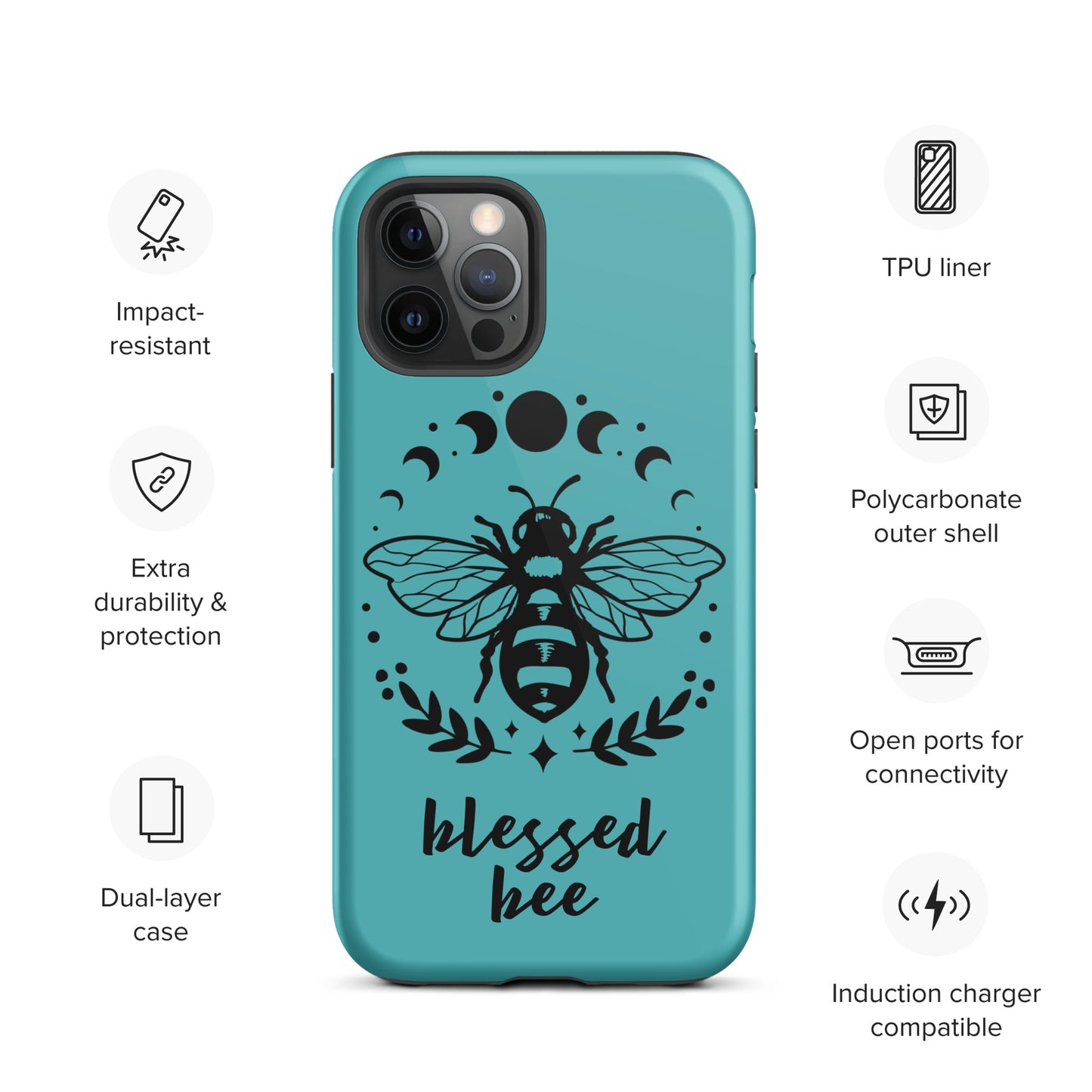 Tough iPhone Case Viking Blessed Bee