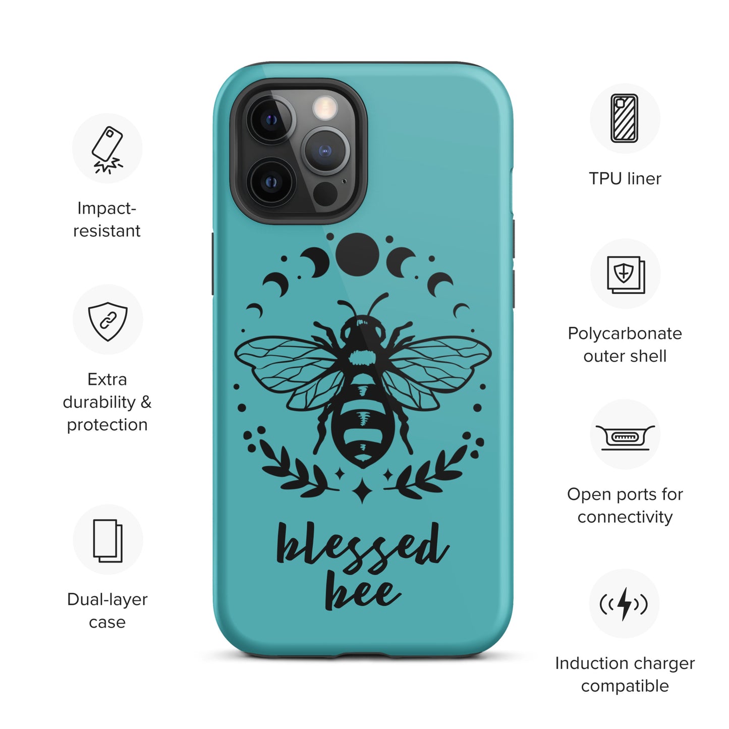 Tough iPhone Case Viking Blessed Bee