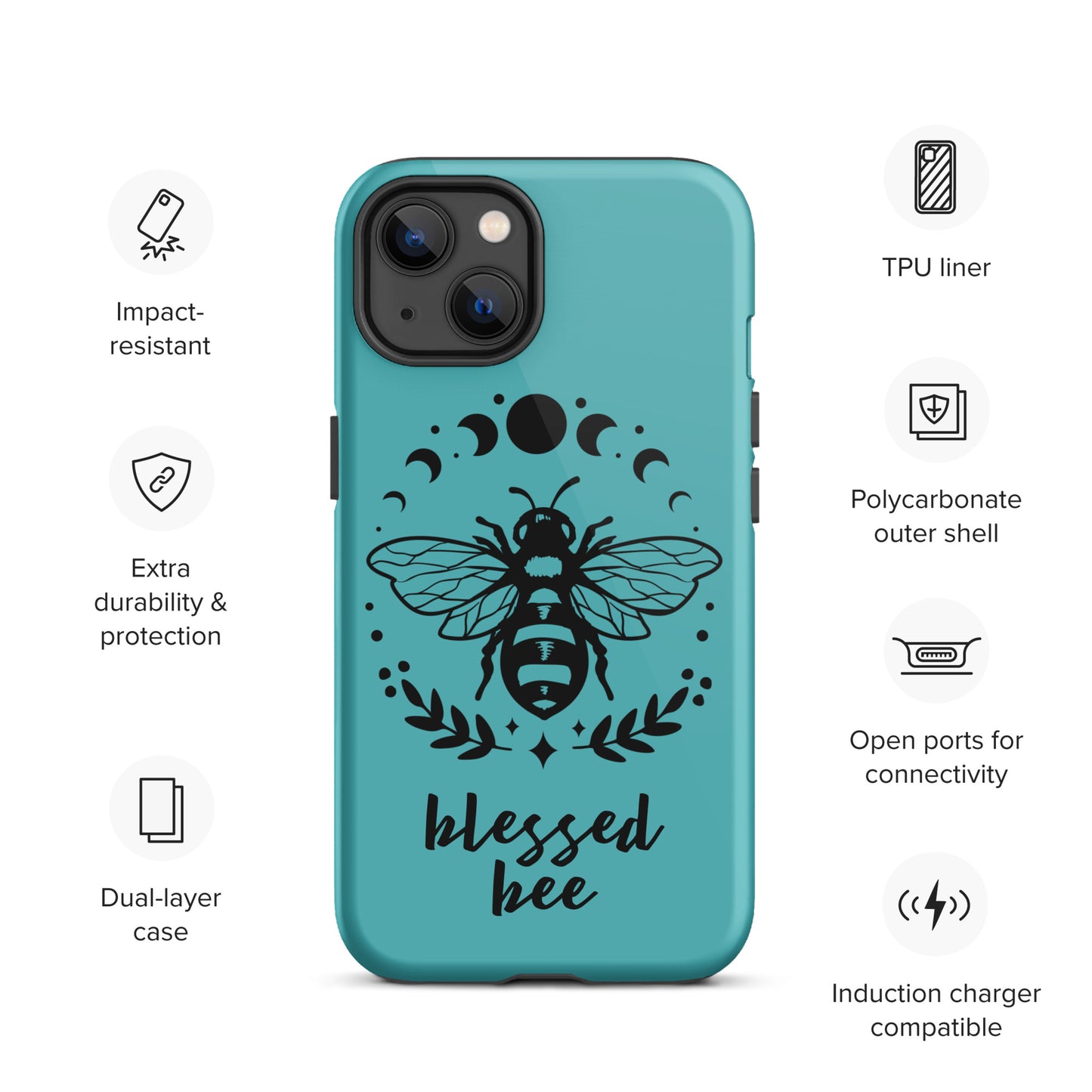 Tough iPhone Case Viking Blessed Bee