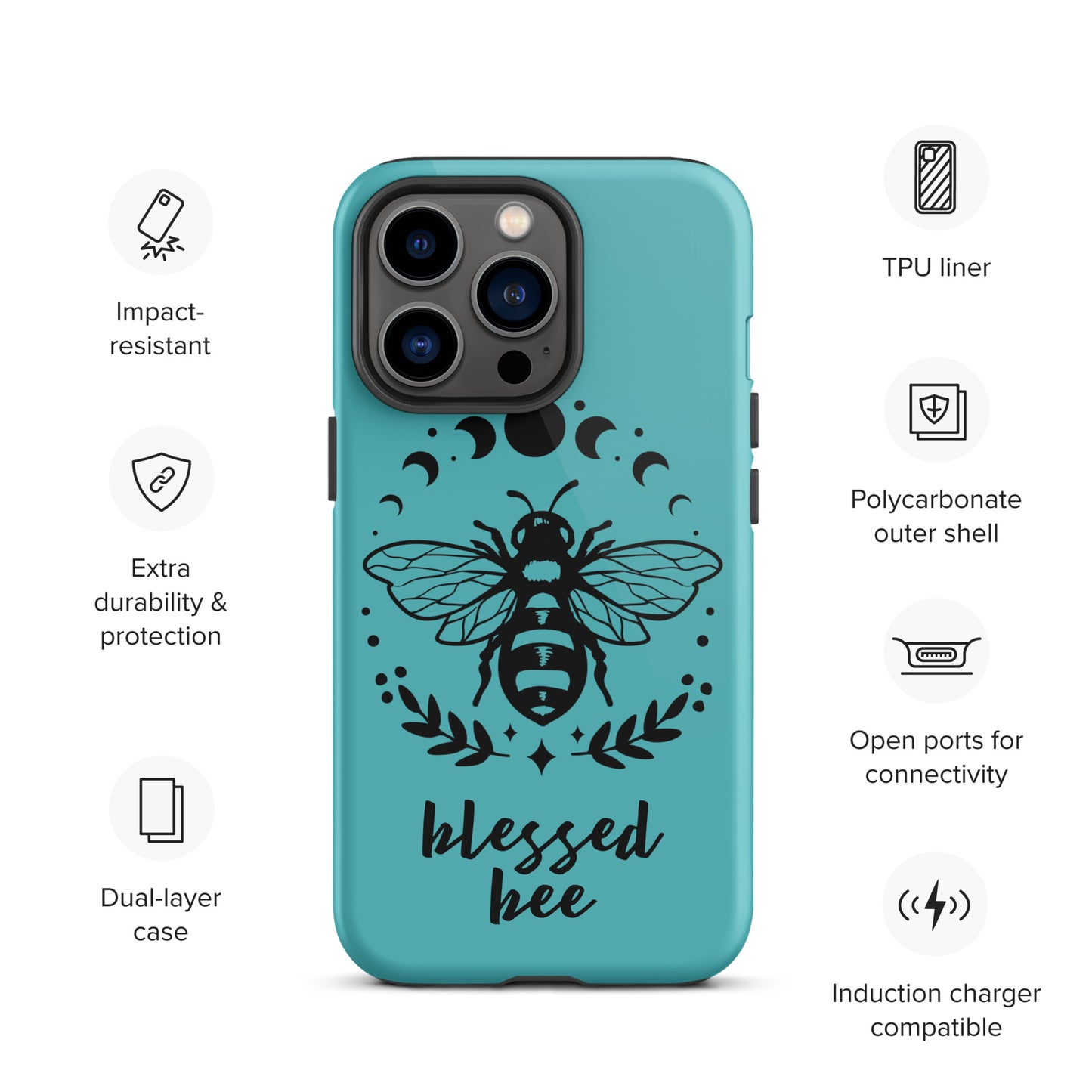 Tough iPhone Case Viking Blessed Bee