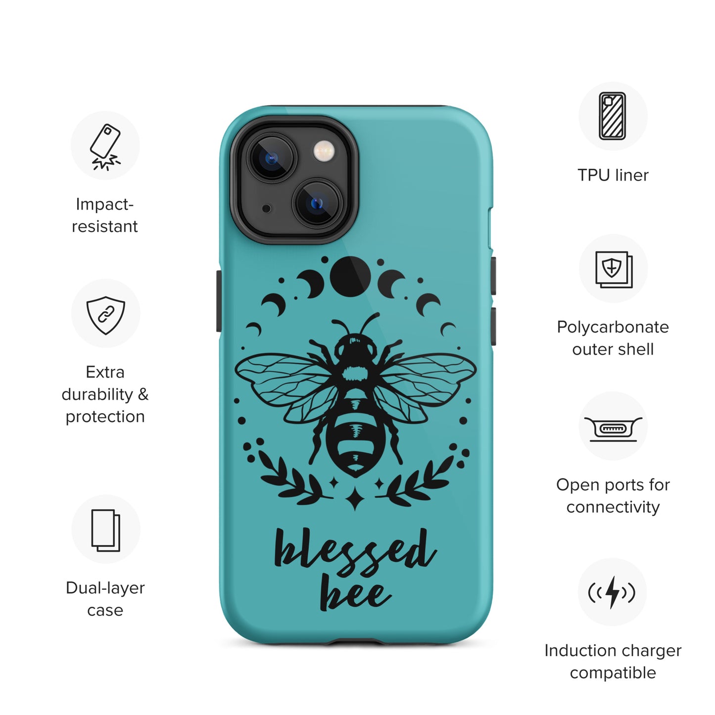 Tough iPhone Case Viking Blessed Bee