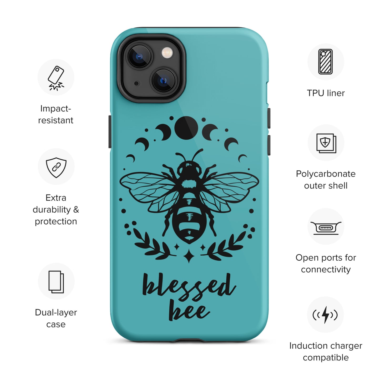 Tough iPhone Case Viking Blessed Bee