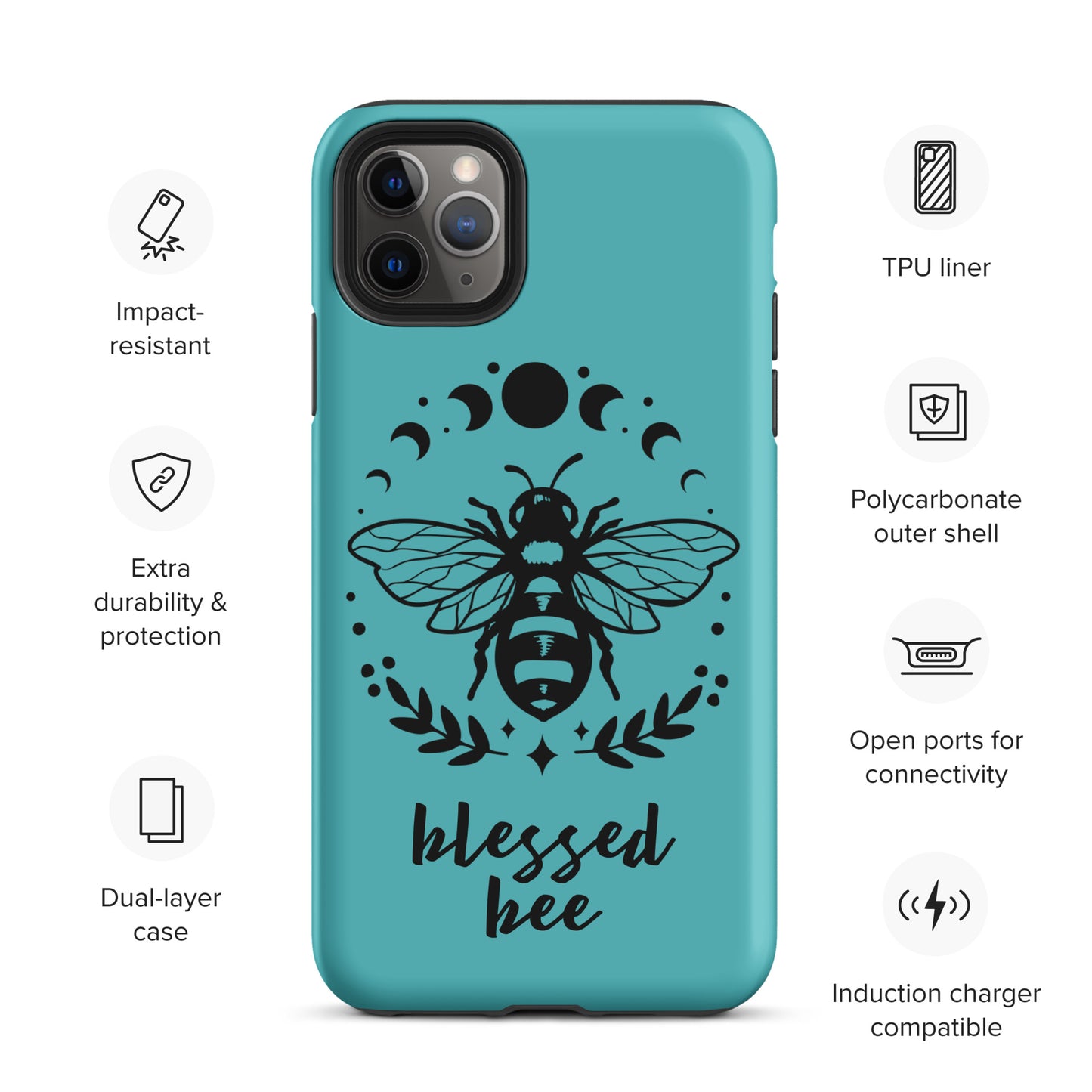 Tough iPhone Case Viking Blessed Bee