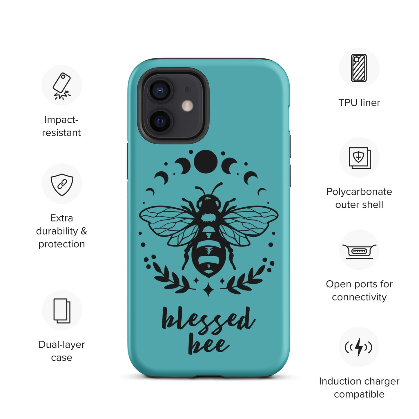 Tough iPhone Case Viking Blessed Bee