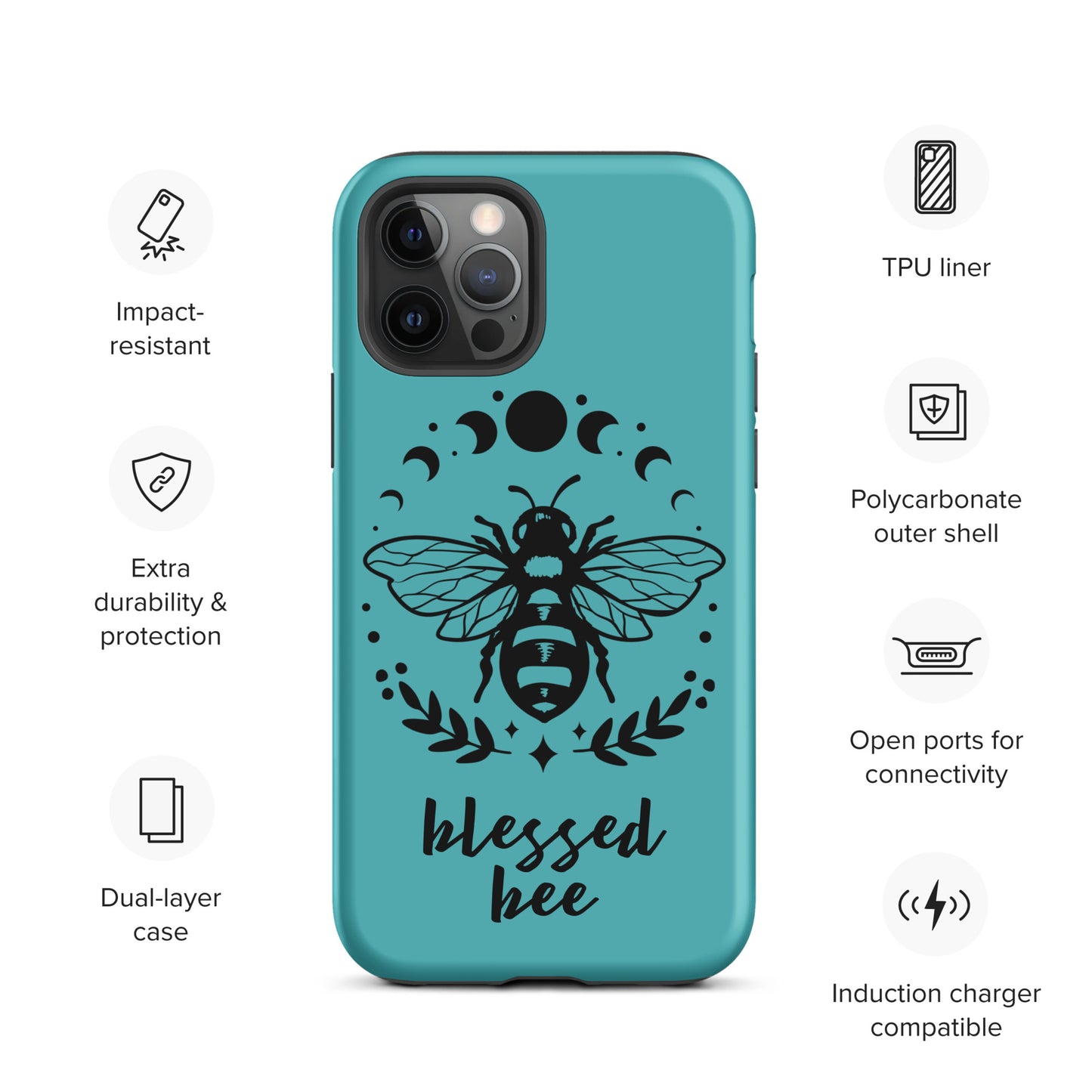 Tough iPhone Case Viking Blessed Bee