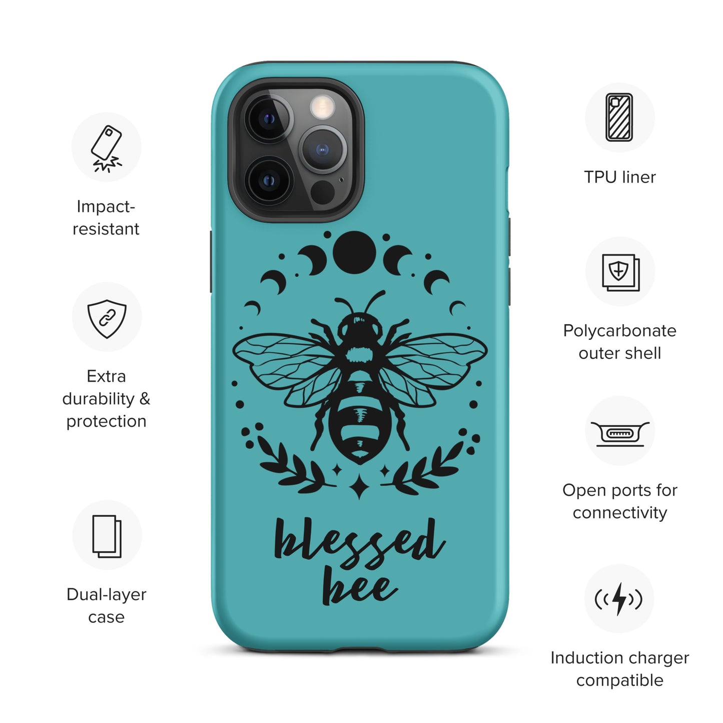 Tough iPhone Case Viking Blessed Bee