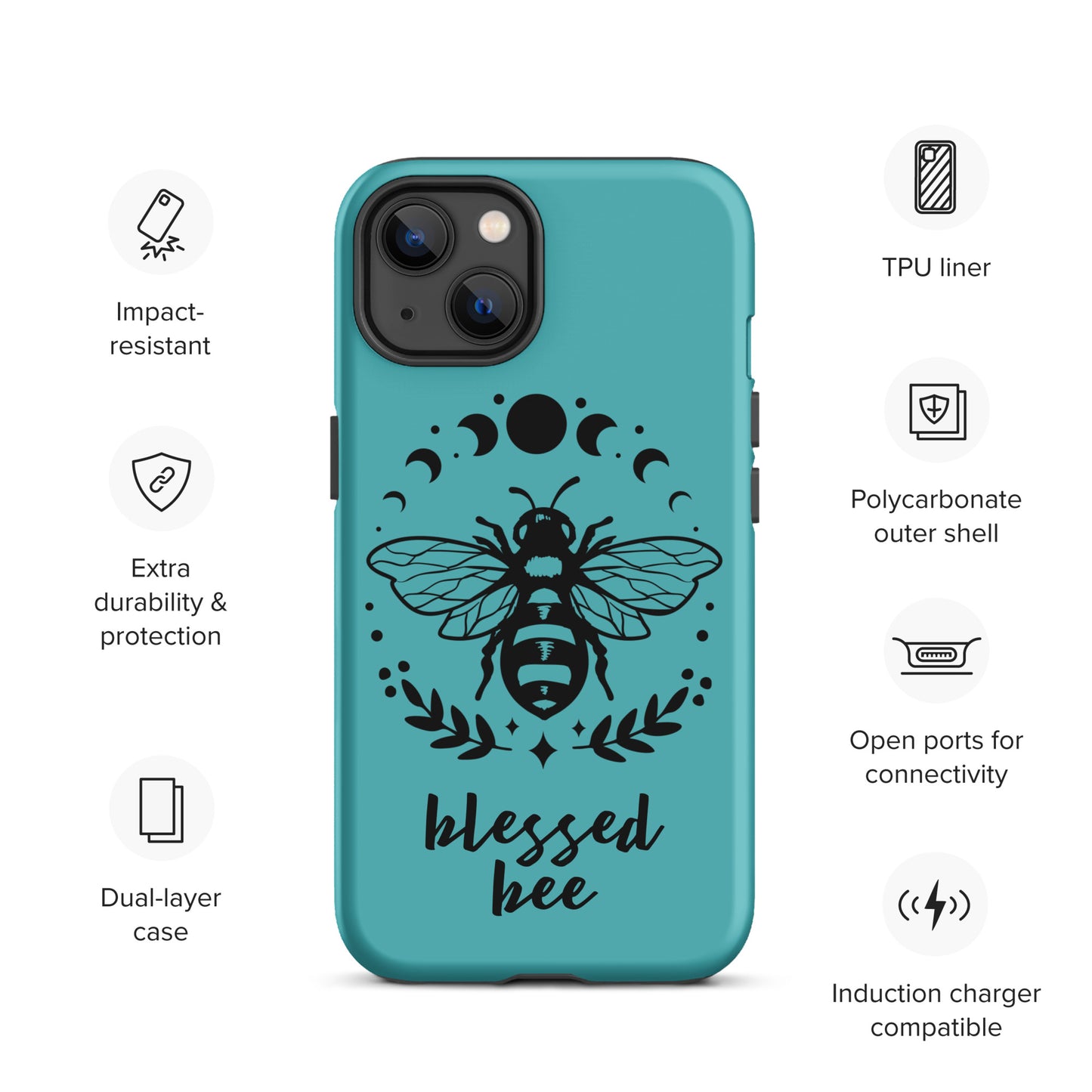 Tough iPhone Case Viking Blessed Bee