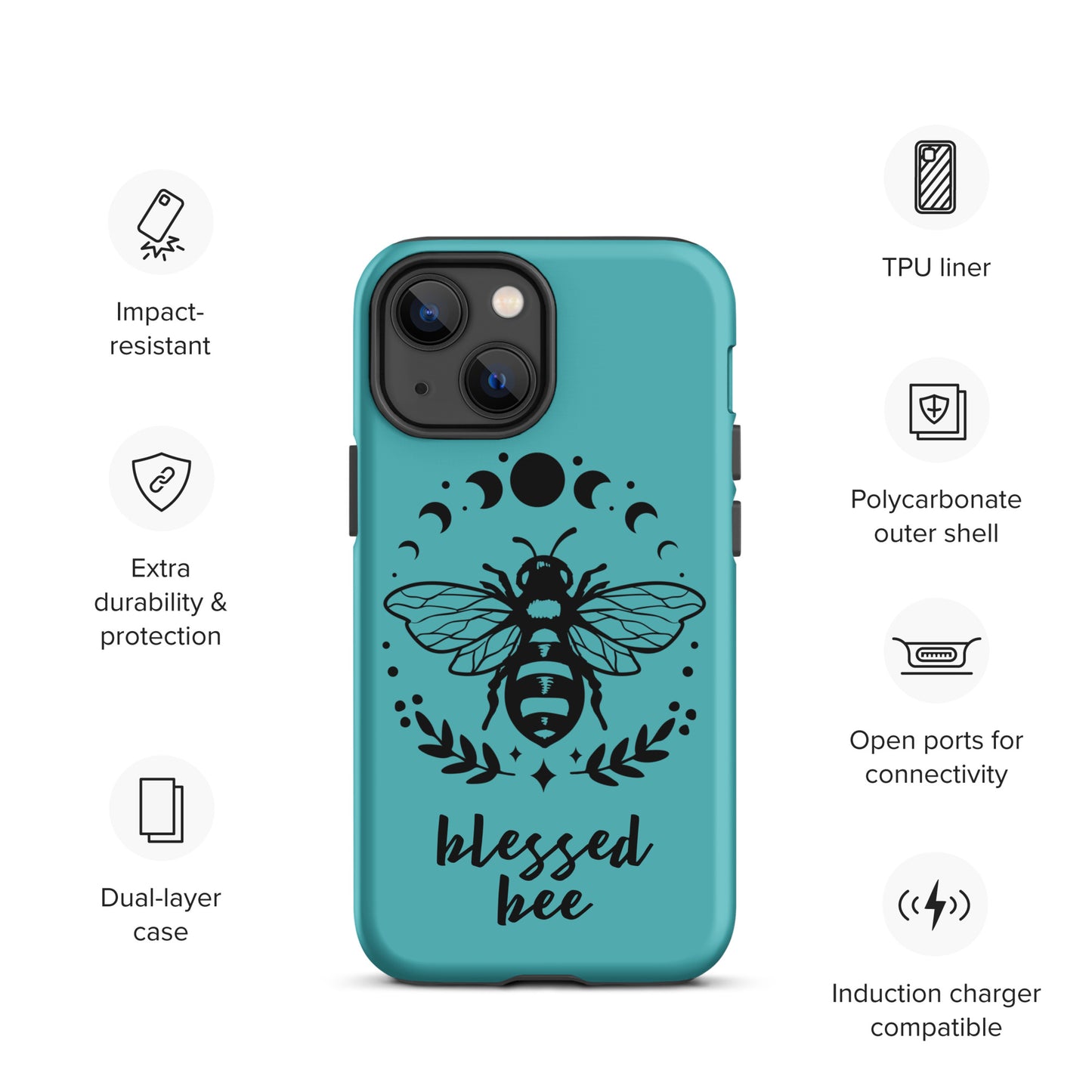 Tough iPhone Case Viking Blessed Bee