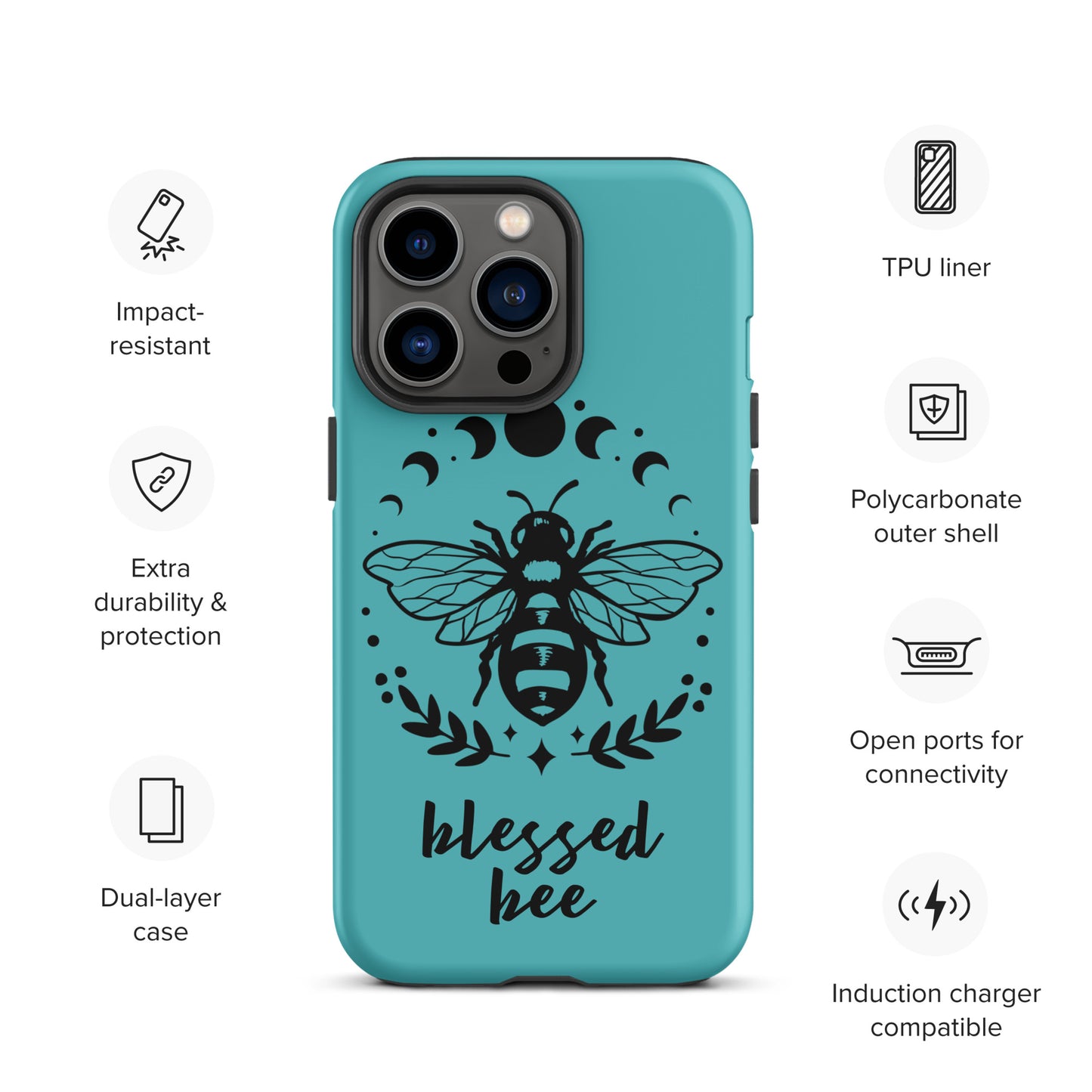 Tough iPhone Case Viking Blessed Bee