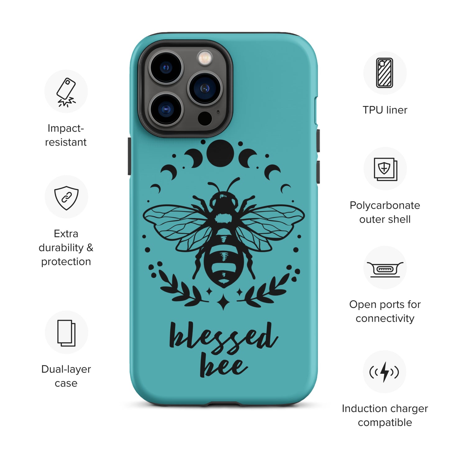 Tough iPhone Case Viking Blessed Bee