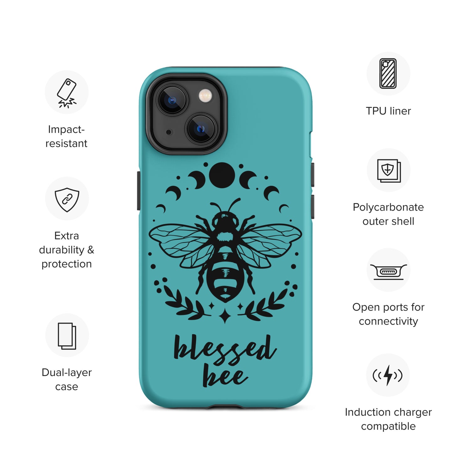 Tough iPhone Case Viking Blessed Bee