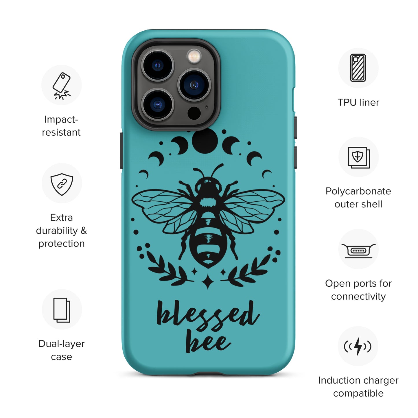 Tough iPhone Case Viking Blessed Bee