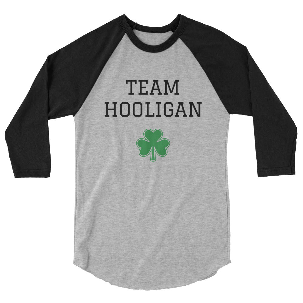 Unisex 3/4 sleeve Raglan Tee Team Hooligan