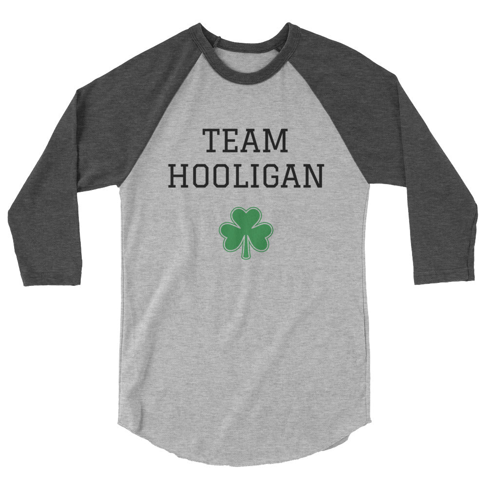 Unisex 3/4 sleeve Raglan Tee Team Hooligan