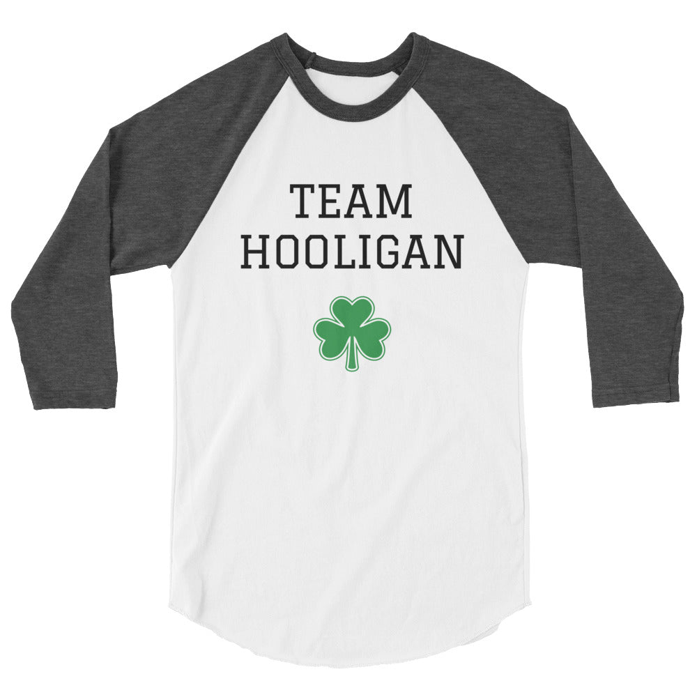 Unisex 3/4 sleeve Raglan Tee Team Hooligan