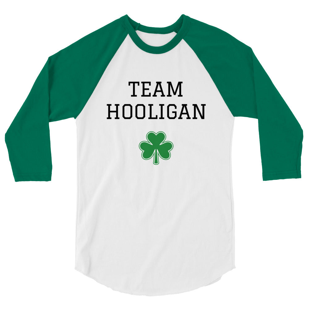 Unisex 3/4 sleeve Raglan Tee Team Hooligan