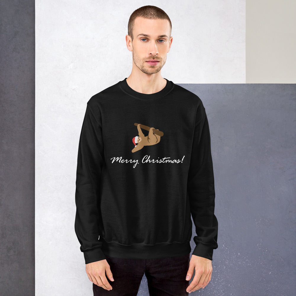 Unisex Sweatshirt Merry Christmas Sloth