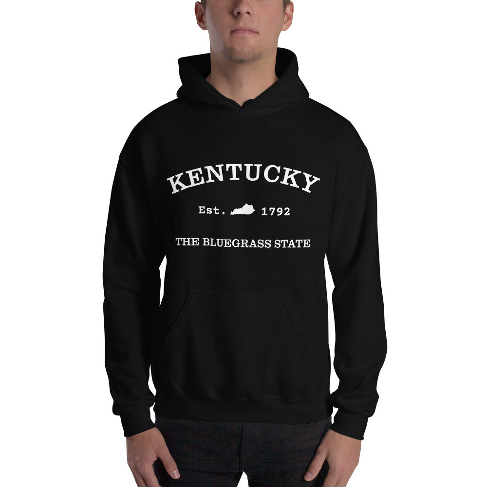 Unisex Heavy Blend Hoodie Kentucky white ink